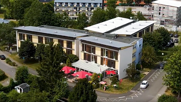 Luftaufnahme Pflegeappartements Bad Königshofen